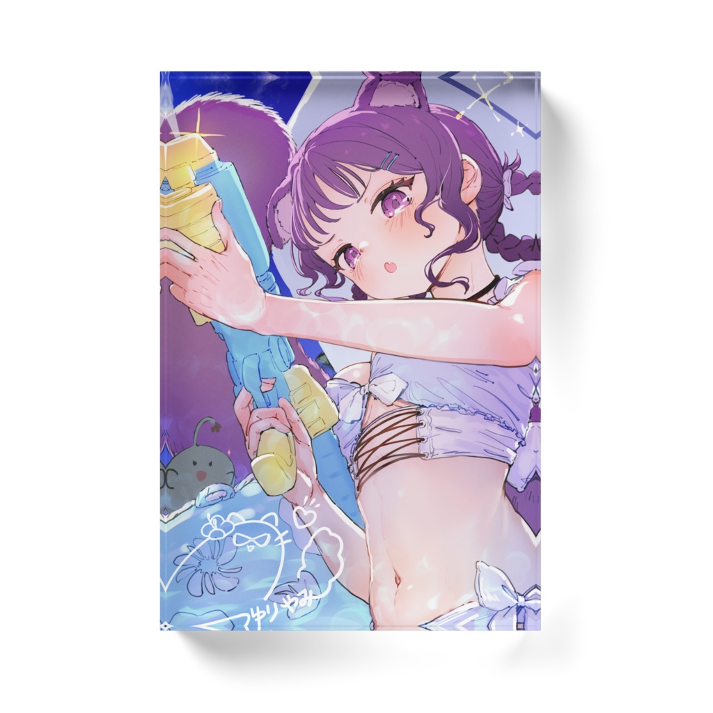 栗花落やみウォーターサマー!アクリルブロック