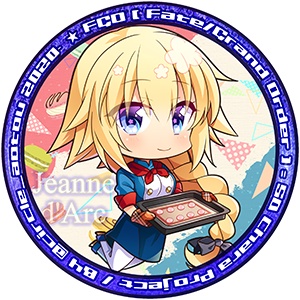 缶バッジ ジャンヌ ダルク Fgo Fate Grandorder 蒼党 仮 Booth