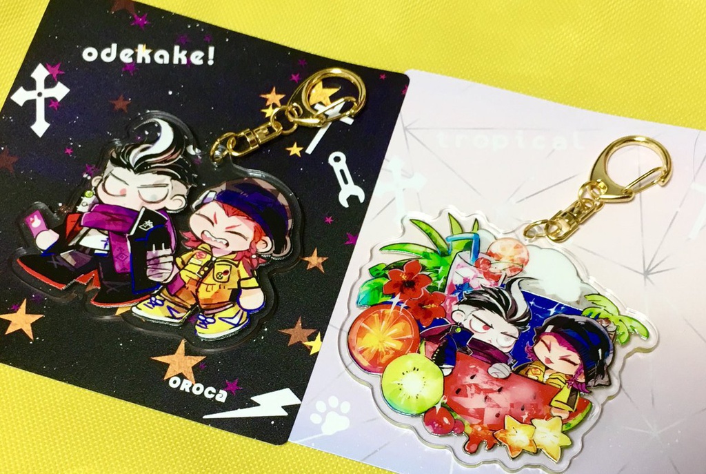 眼蛇夢＋左右田アクリルキーホルダー - oroca - BOOTH