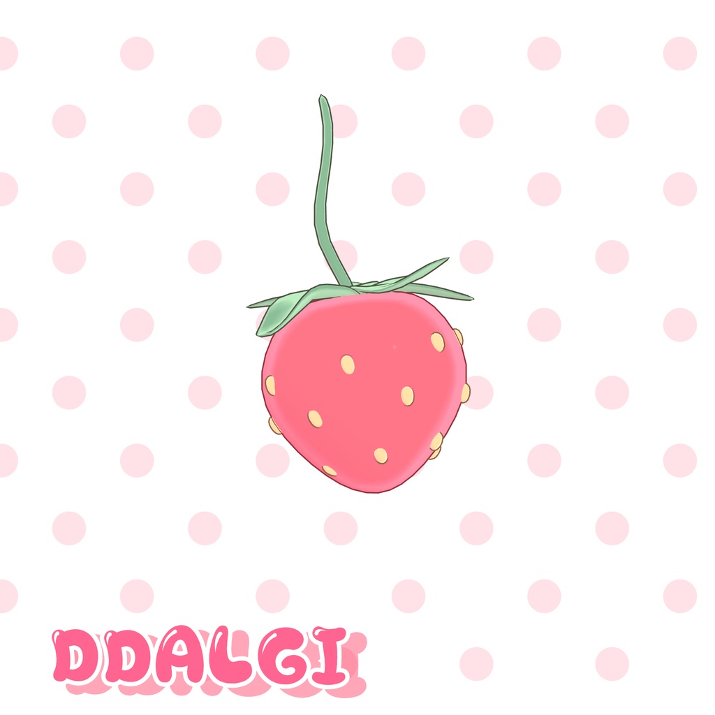 free/無料 딸기 ! ・DDALGI ! ・イチゴ!