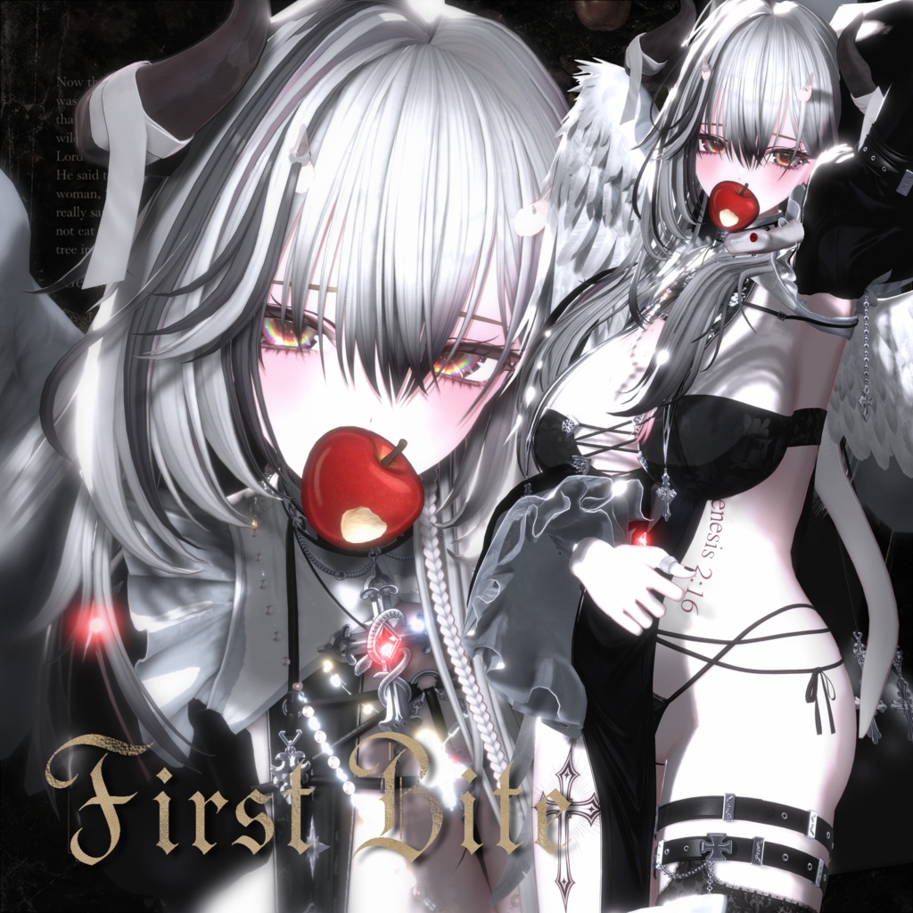 ! SALE ! FirstBite / 선악과 / nail+tatoo accessories set / 6avatar