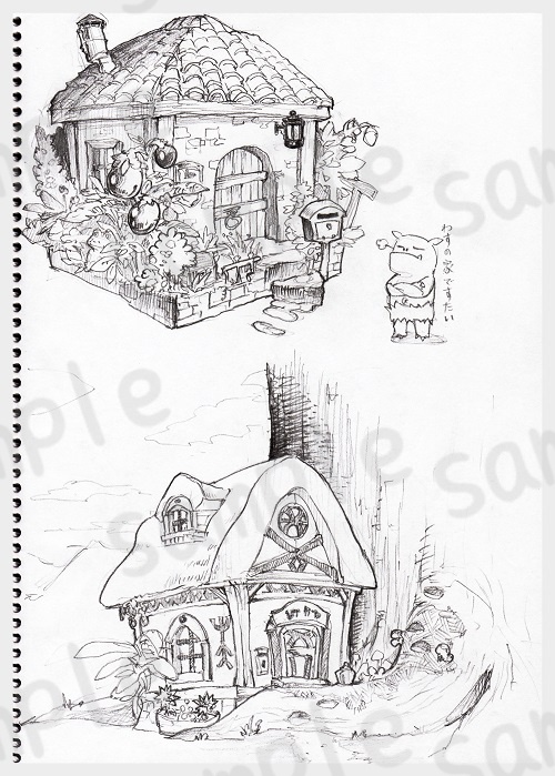 【DL版】アナログらくがき画集_楽描き帳vol.1