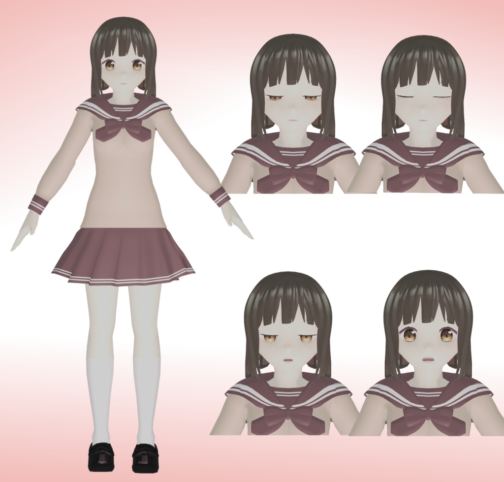 オリジナル3Dモデル 「ちゃこ」