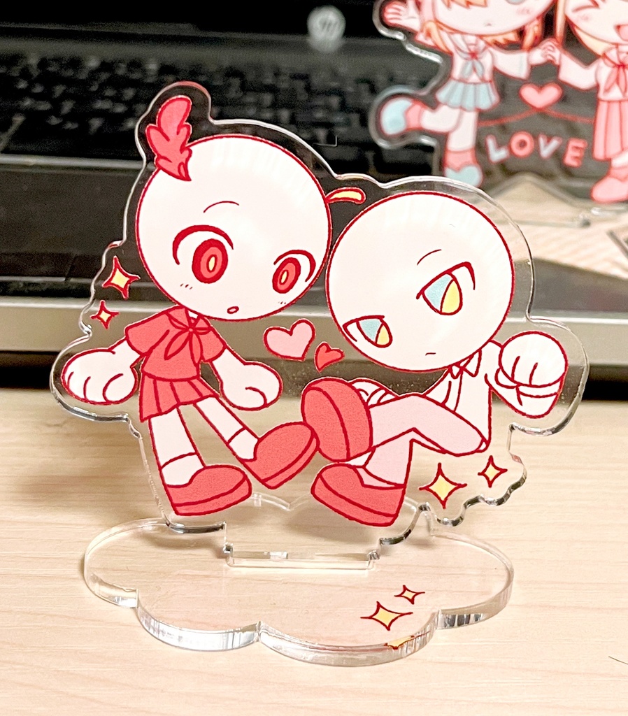 アクスタ(オレガノ&愛夕)