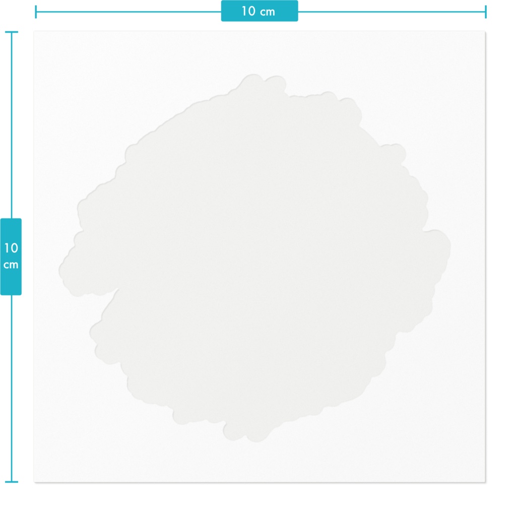 【ステッカー 100×100mm】ひとまなる ペタッとSD ver