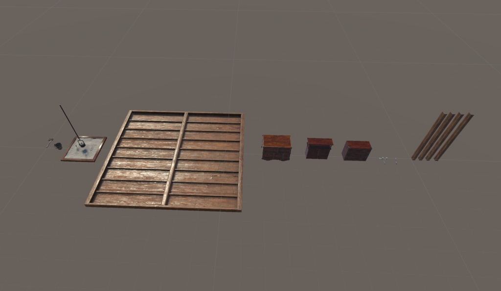 【VRChat想定】小道具 Antique_Props