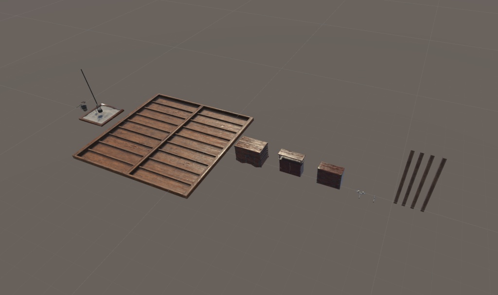 【VRChat想定】小道具 Antique_Props
