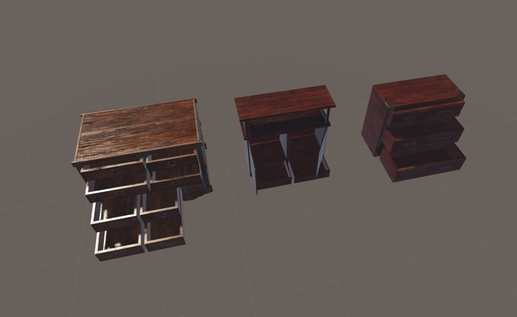 【VRChat想定】小道具 Antique_Props