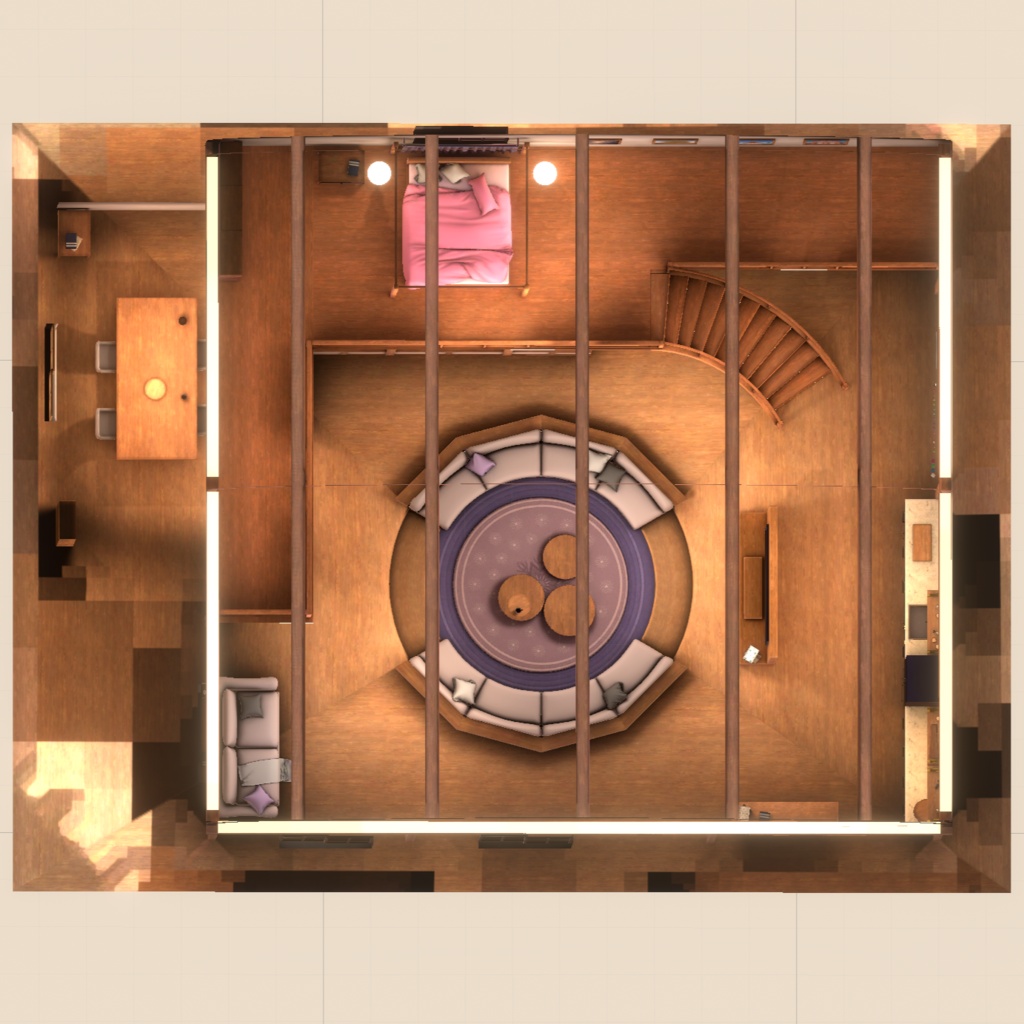 【VRCワールド】Loft_Lounge_Home