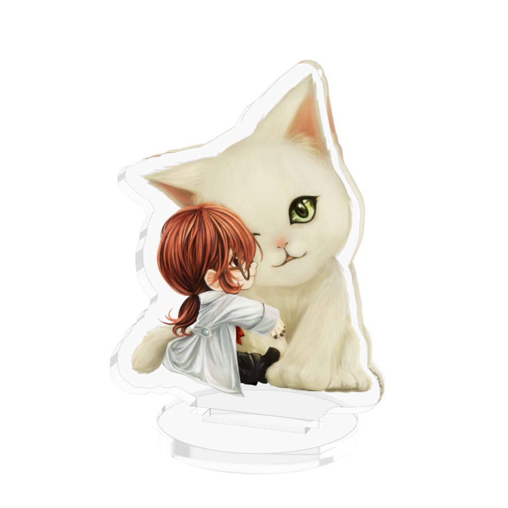 ねこもふアクリルフィギュア