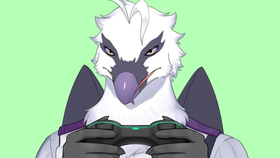 【VTube Studio/nizimaLIVE対応 Live2Dアイテム】汎用ケモノハンド コントローラーを持つ腕