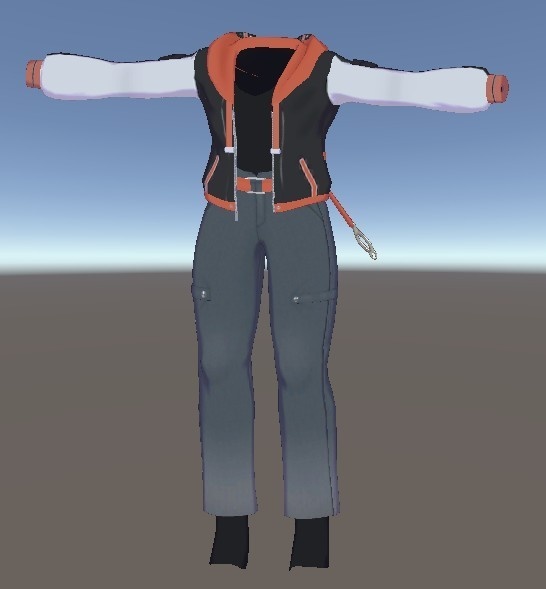 【きんゆうオスケモ対応衣装】プリントパーカー