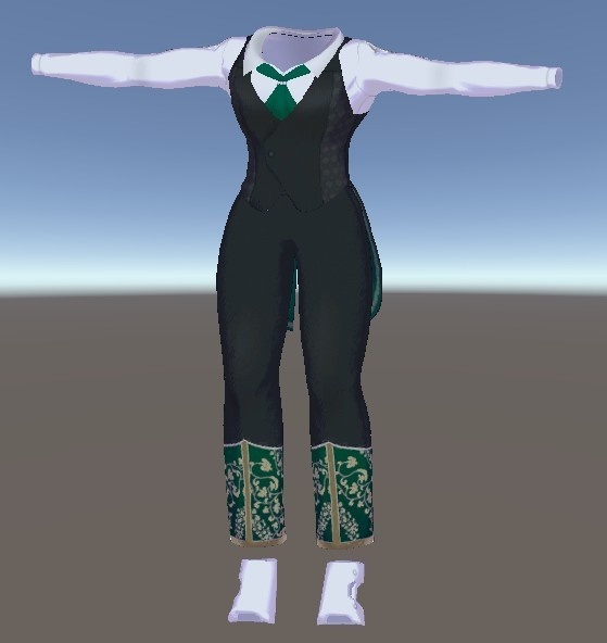 【きんゆうオスケモ対応衣装】燕尾ベスト