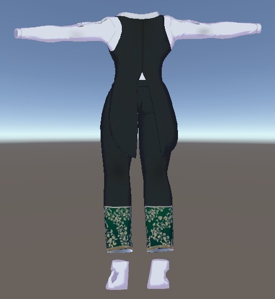 【きんゆうオスケモ対応衣装】燕尾ベスト