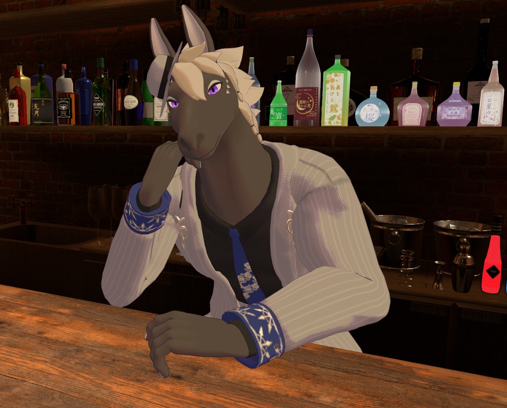 【きんゆうオスケモ対応衣装】マフィアスーツ