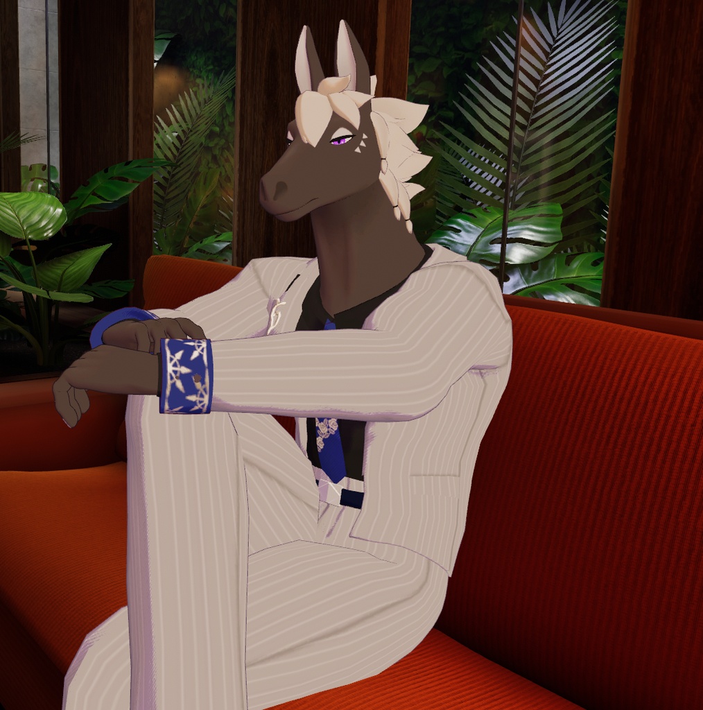 【きんゆうオスケモ対応衣装】マフィアスーツ