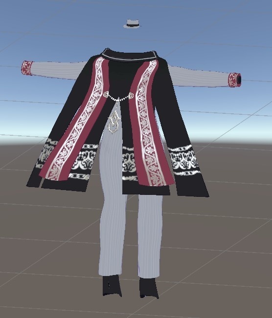 【きんゆうオスケモ対応衣装】マフィアスーツ