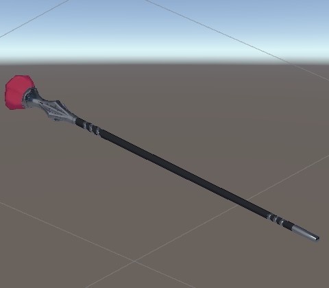 オリジナル3Dアクセサリー 薔薇ステッキ