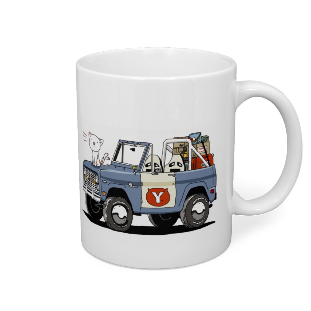 【描きおろし】ねこゆきマグカップ