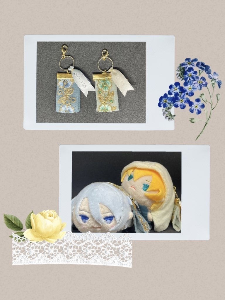 刀剣乱舞 イメージアクセサリー もちマスアクセサリー リボン 伯仲 源氏