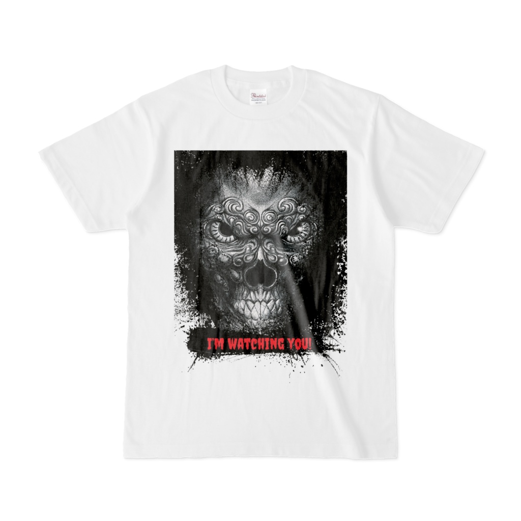 ドクロ watchingTシャツ(正面)