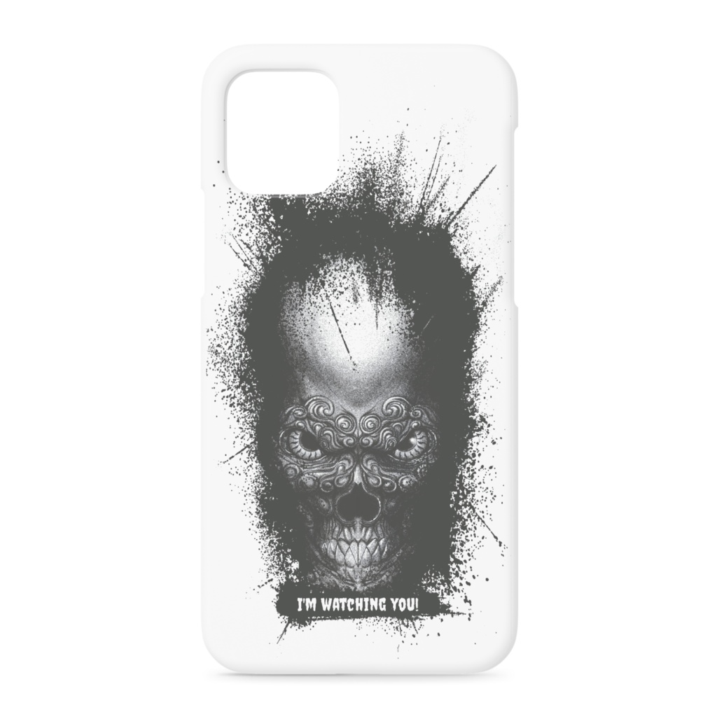 ドクロ　watching　iPhoneケース - iPhone 11 Pro -