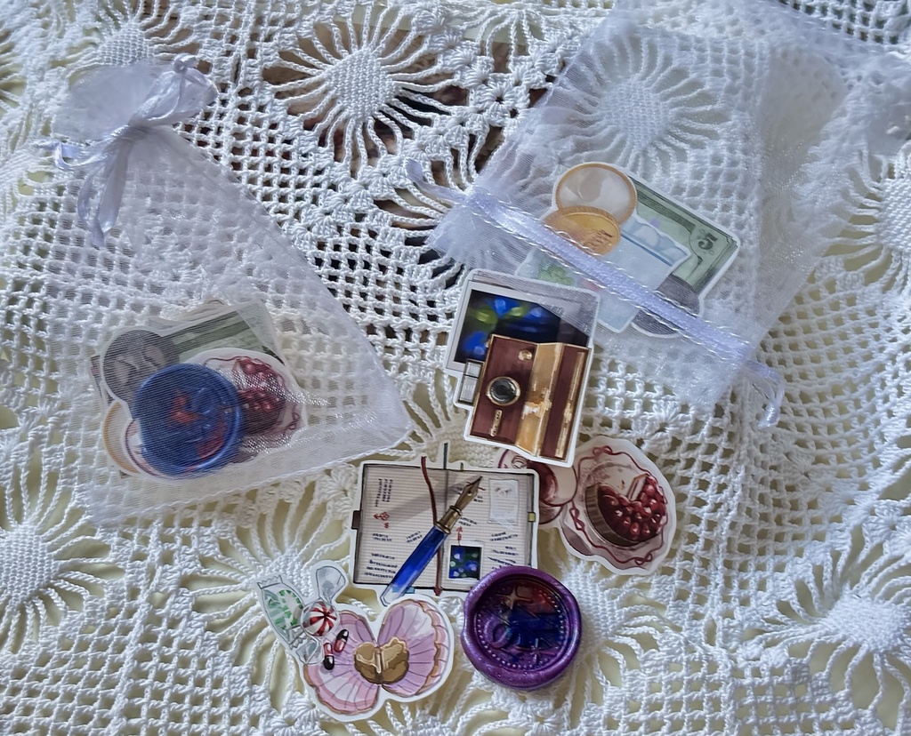 【COMITIA155】ステッカーセットvol.2【魔女と彗星】