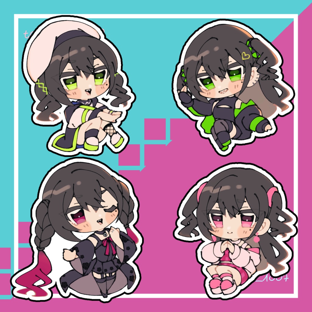 砂塚あきらフレークシール