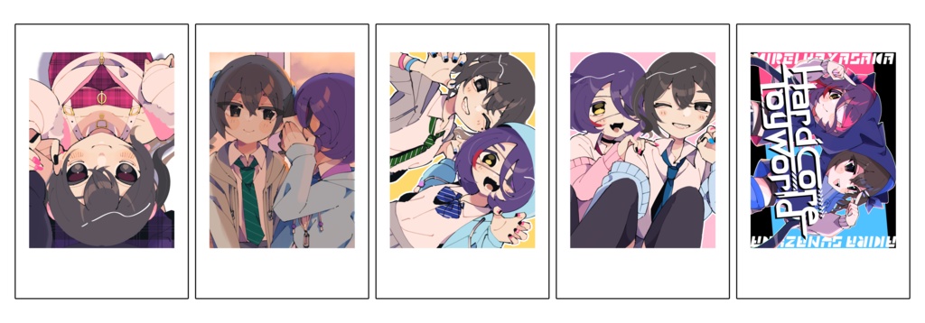 あきみれチェキ風カード