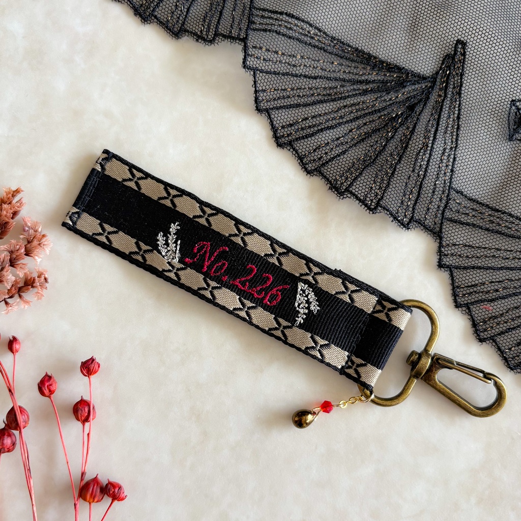 刺繍タグキーホルダー*No.226 後家兼光