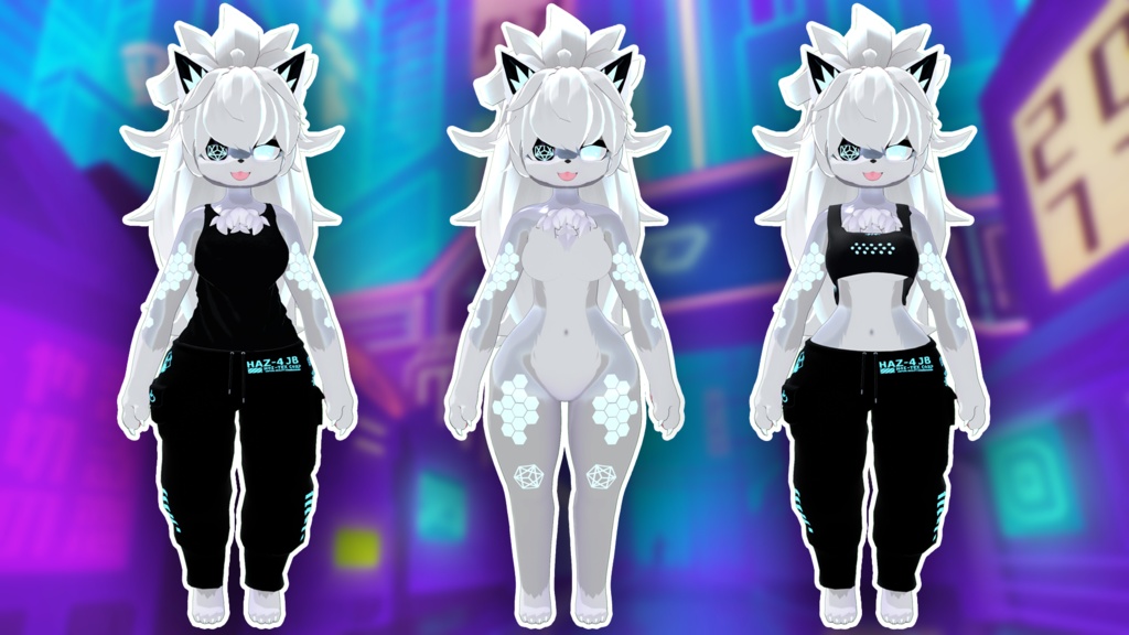 Aoi - VRChat 3.0 Avatar 「アオイ」VRCHAT3Dモデル