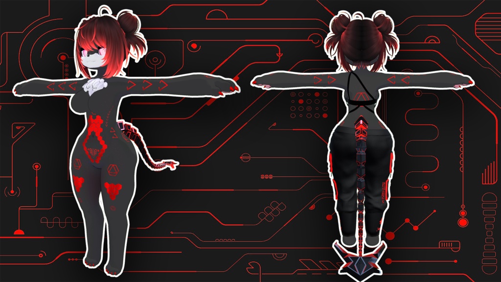 Kami - VRChat 3.0 Avatar 「神」- VRCHAT3Dモデル