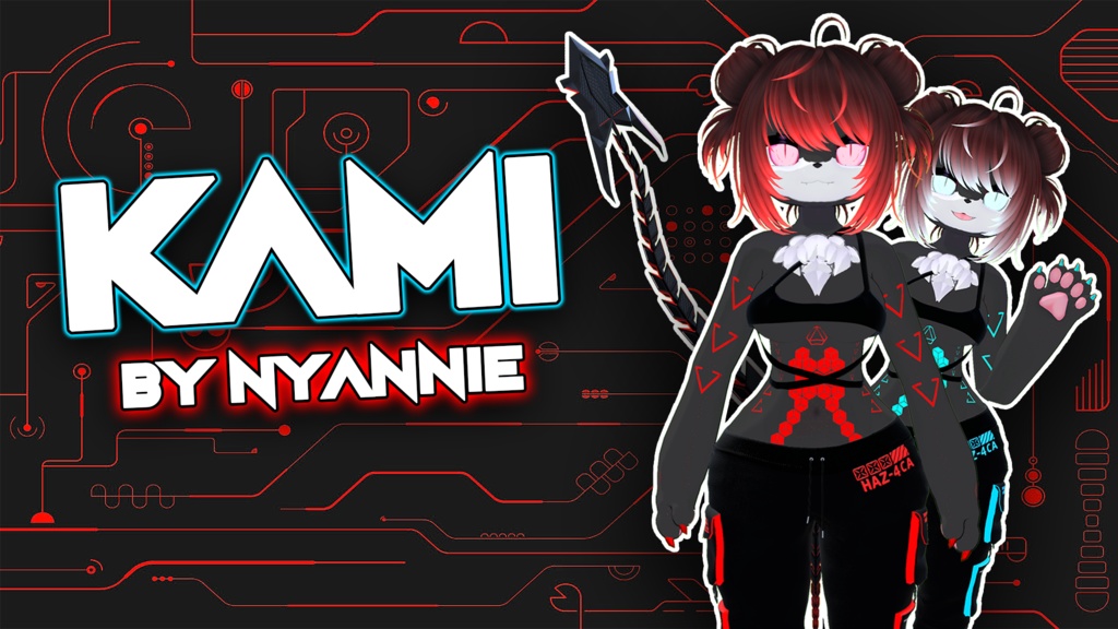 Kami - VRChat 3.0 Avatar 「神」- VRCHAT3Dモデル