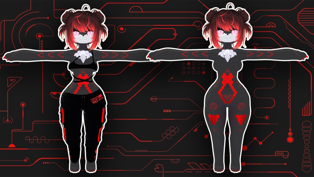 Kami - VRChat 3.0 Avatar 「神」- VRCHAT3Dモデル