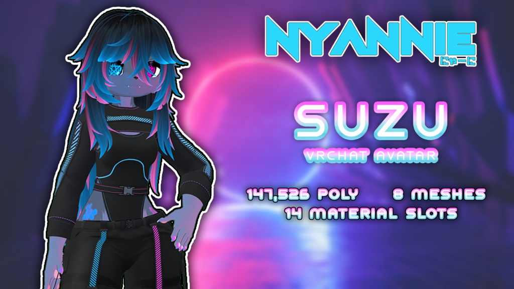 Suzu - VRChat 3Dモデル