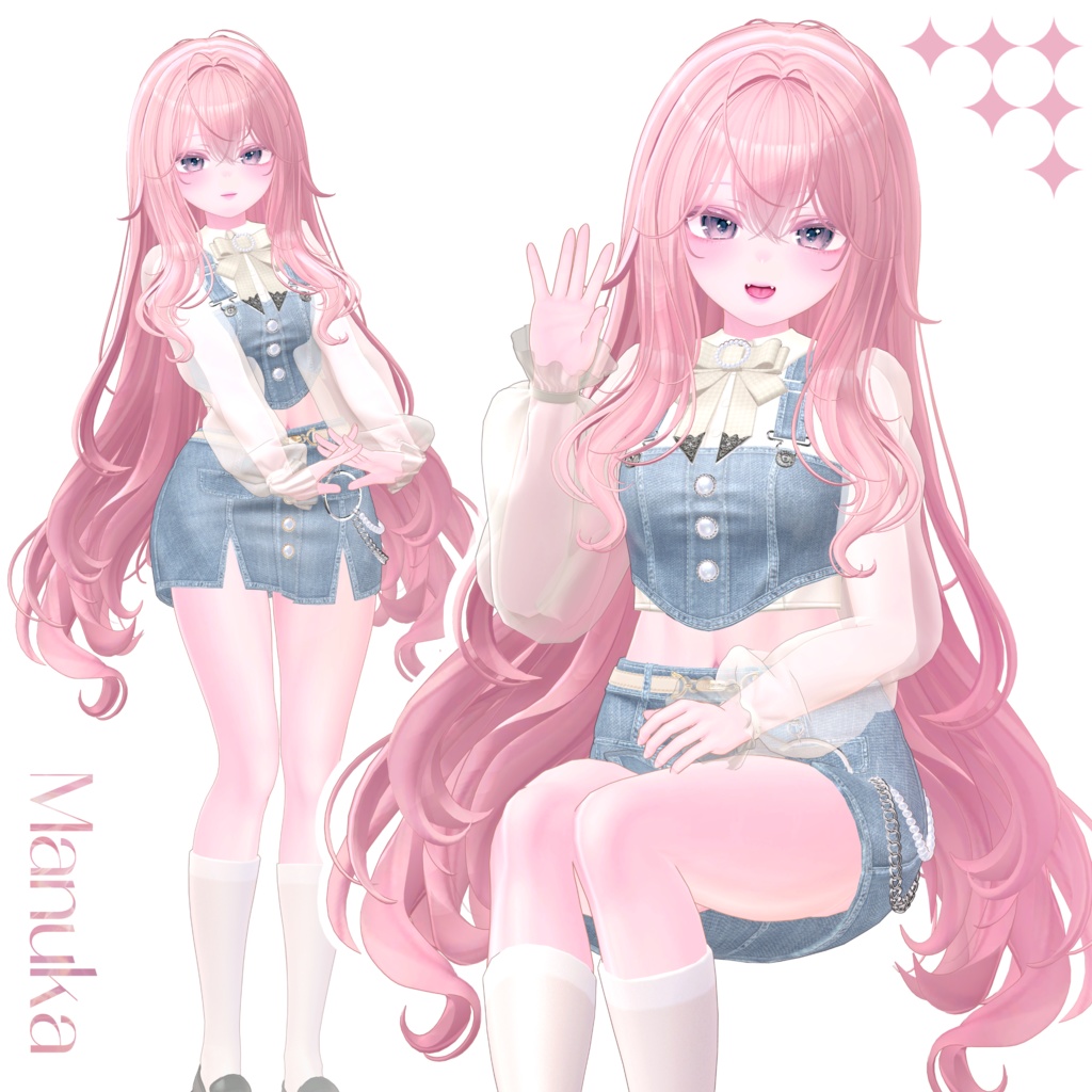 【10 avatars】【VRC Hair】 ♥ Lowell_Hair ♥