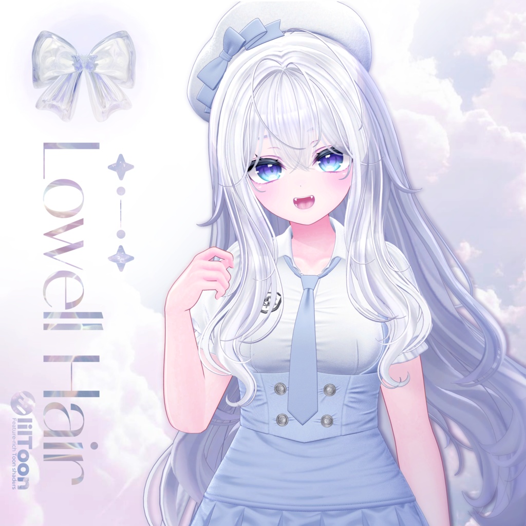 【10 avatars】【VRC Hair】 Shinano updated ♥ Lowell_Hair ♥