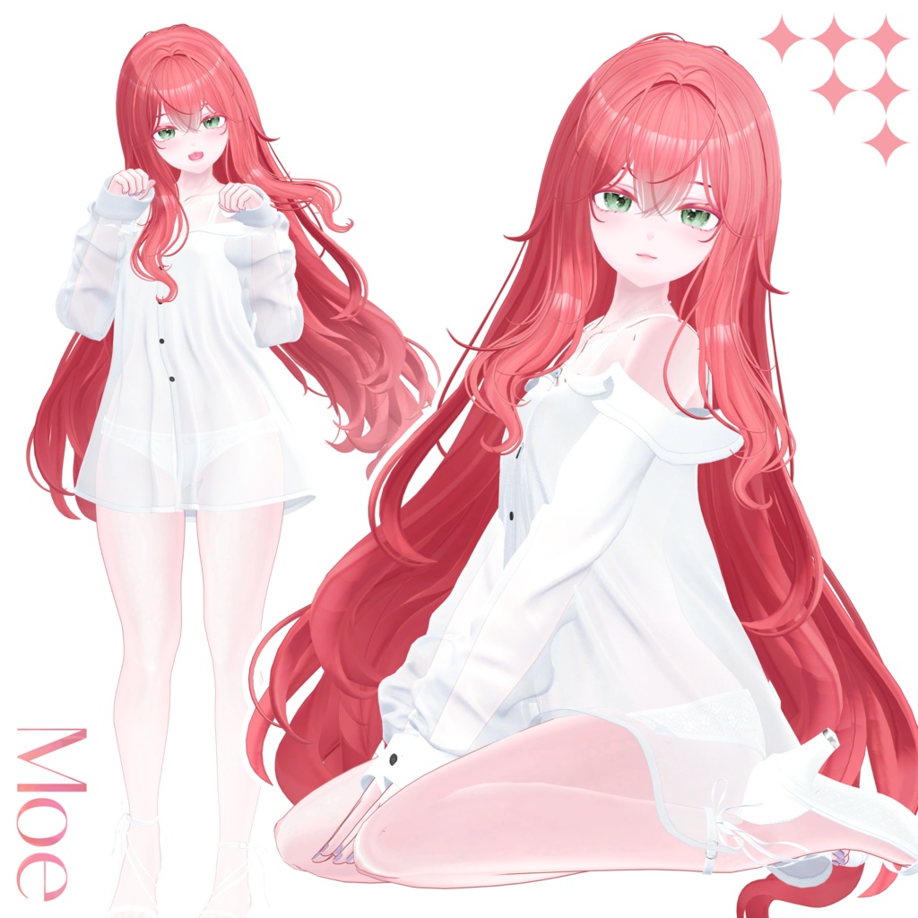 【10 avatars】【VRC Hair】 ♥ Lowell_Hair ♥