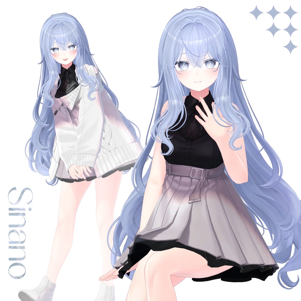 【10 avatars】【VRC Hair】 ♥ Lowell_Hair ♥