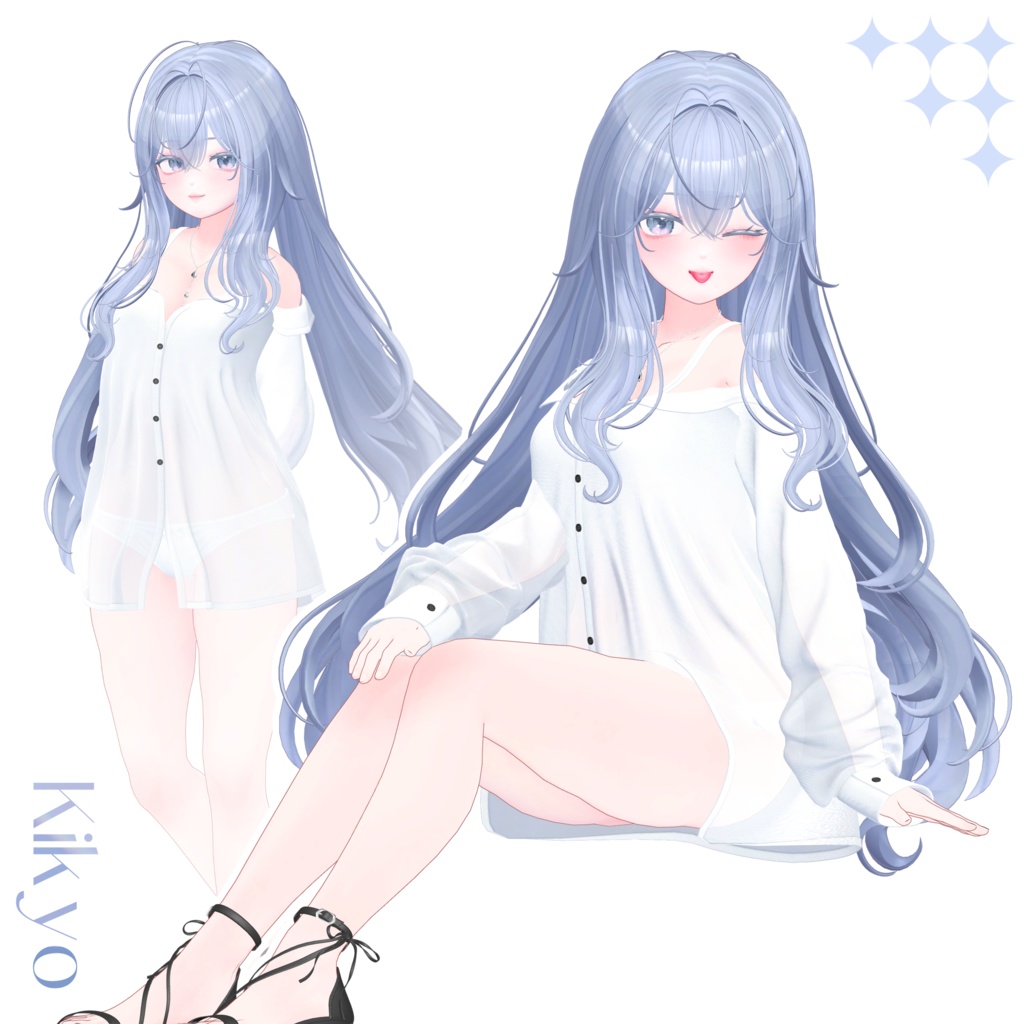 【10 avatars】【VRC Hair】 ♥ Lowell_Hair ♥
