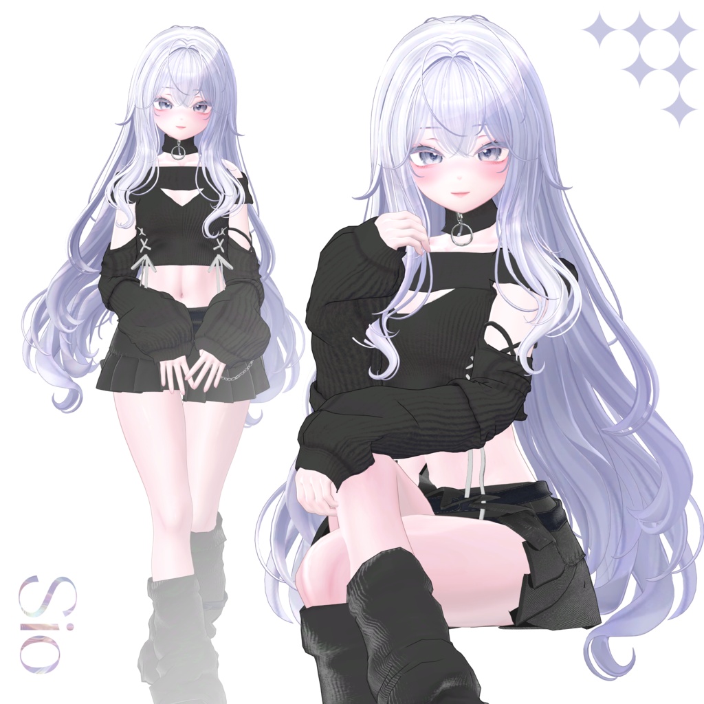 【10 avatars】【VRC Hair】 ♥ Lowell_Hair ♥
