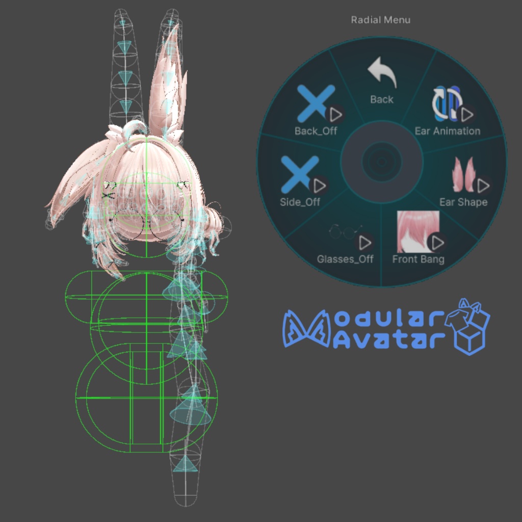 【8 avatars】【VRC Hair】♥ Kismet_Hair ♥