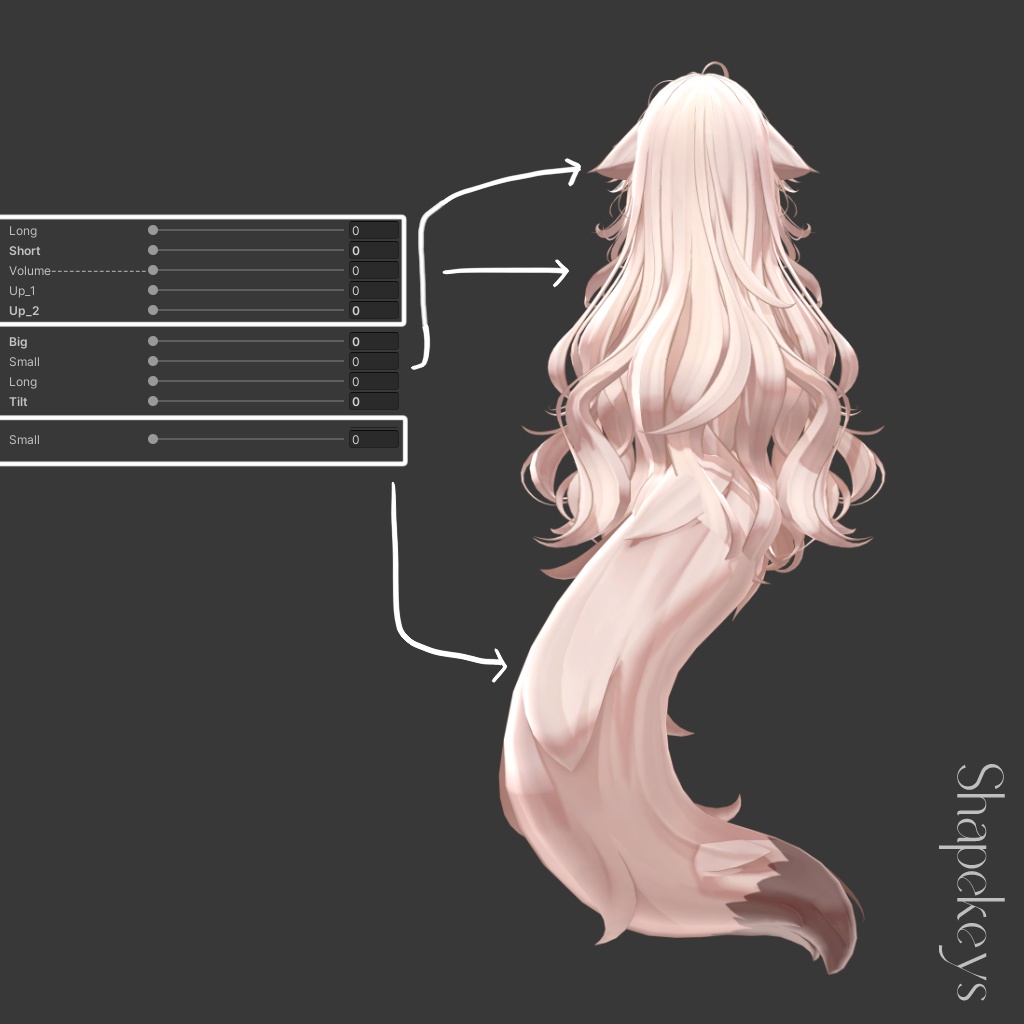 8 avatars】【VRC Hair】♥ Dahlia_Hair ♥ - Nanaha - BOOTH 8 avatars】【VRC Hair】♥ Dahlia_Hair ♥ - Nanaha - BOOTH