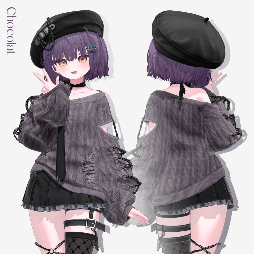 【10 avatars】【VRC Hair】♥ Ivy_Hair ♥