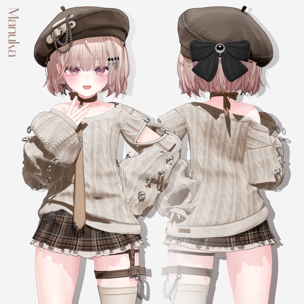 【10 avatars】【VRC Hair】♥ Ivy_Hair ♥