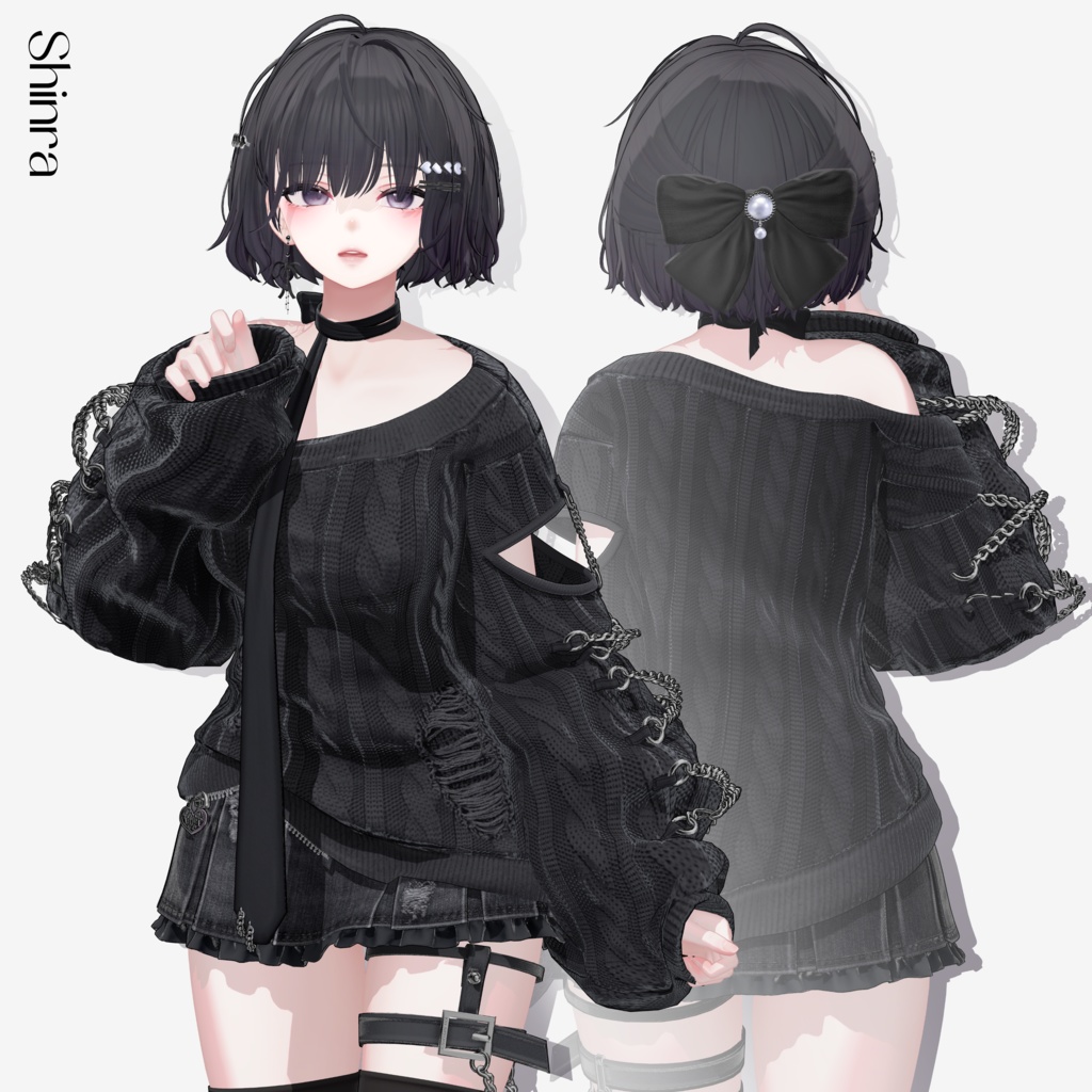 【10 avatars】【VRC Hair】♥ Ivy_Hair ♥