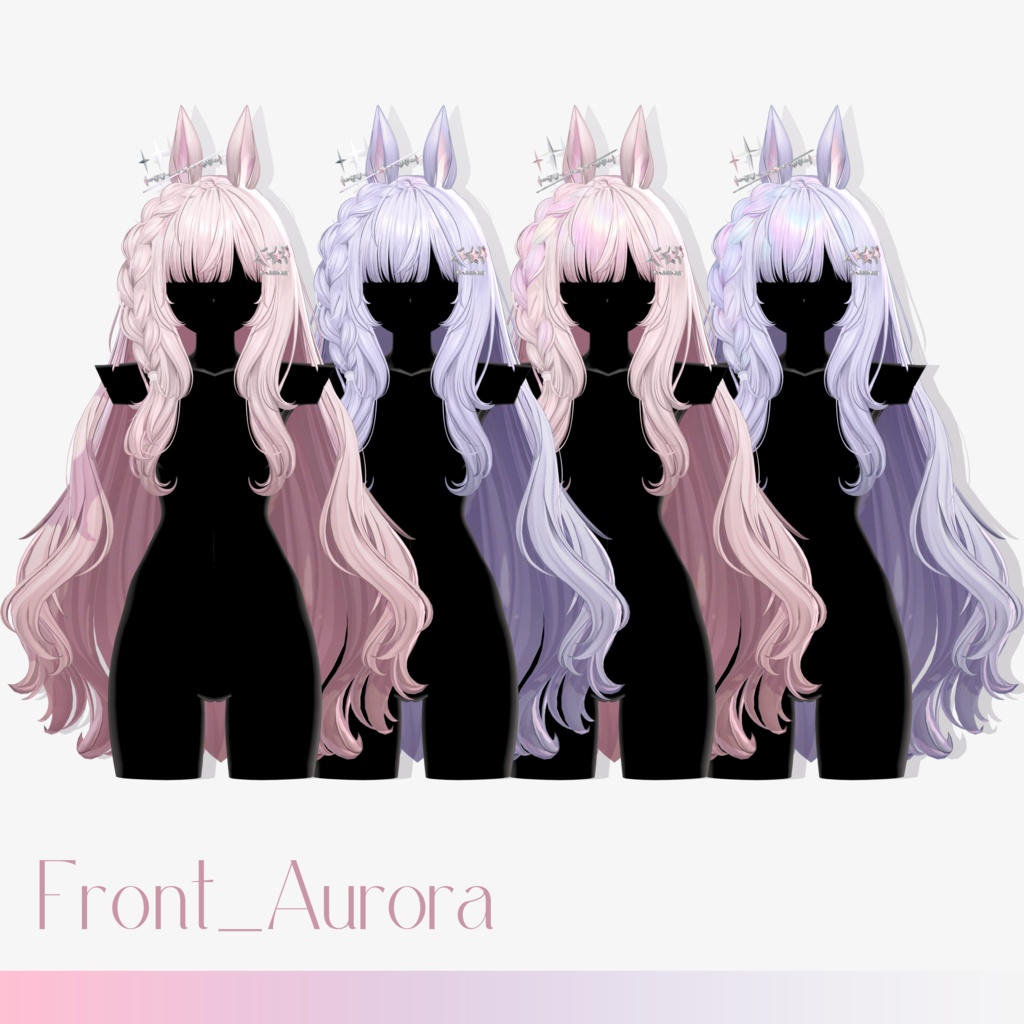 【10 avatars】【VRC Hair】♥ Bella_Hair ♥