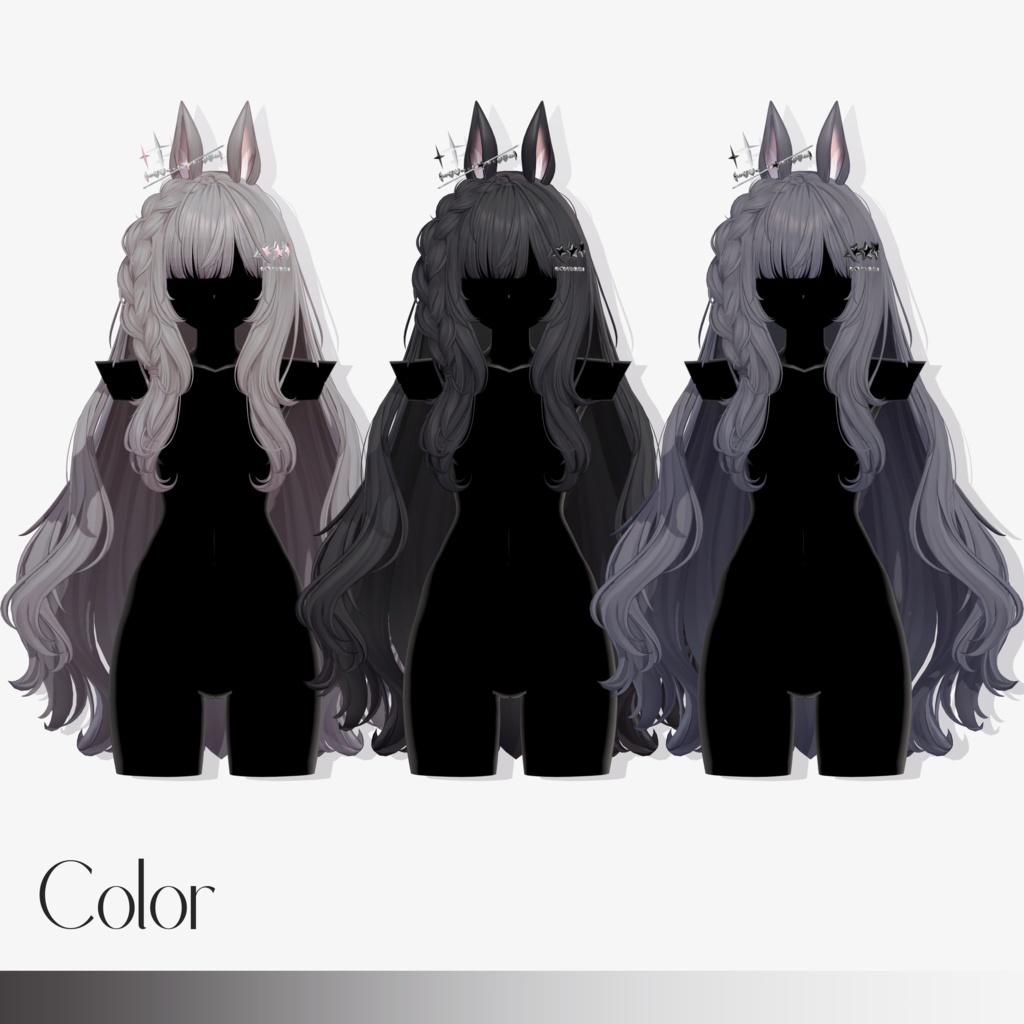 【10 avatars】【VRC Hair】♥ Bella_Hair ♥