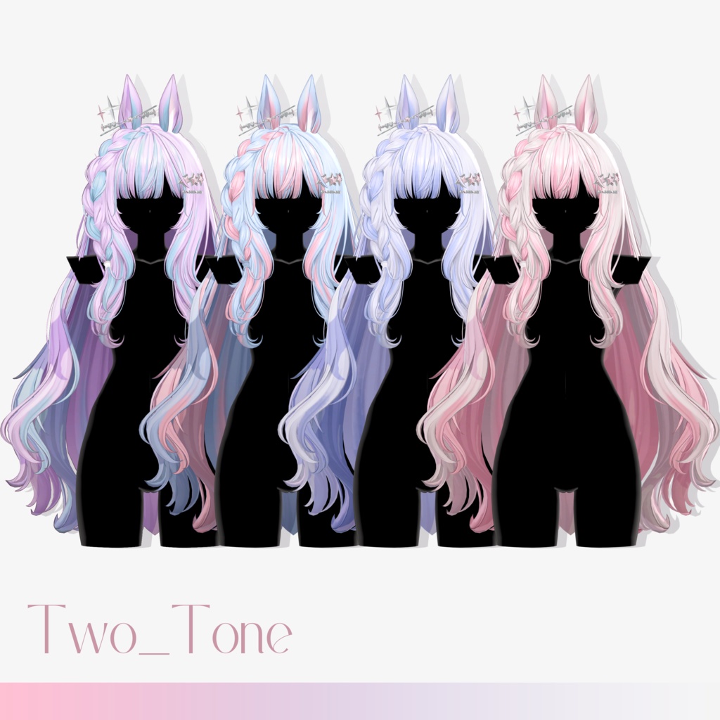 【10 avatars】【VRC Hair】♥ Bella_Hair ♥