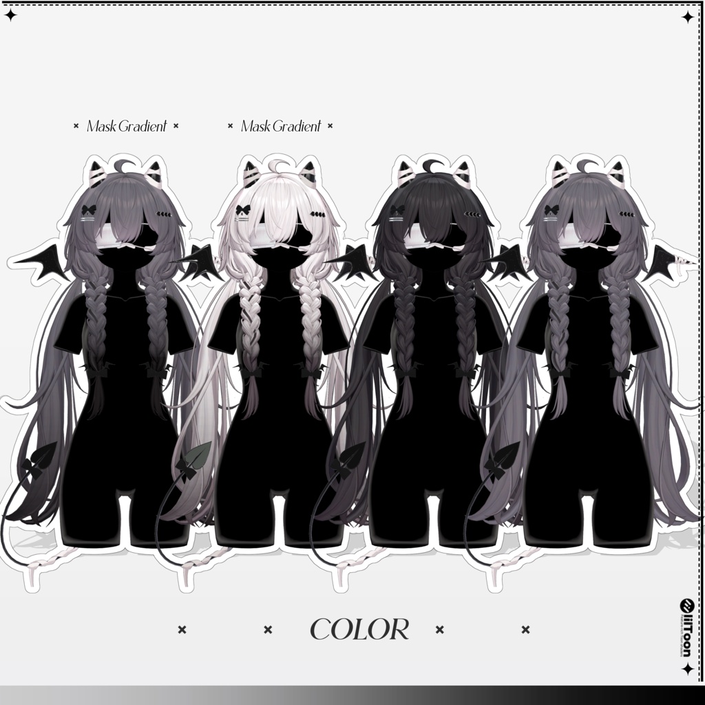 【11 avatars】【VRC Hair】♥ Nova_Hair ♥